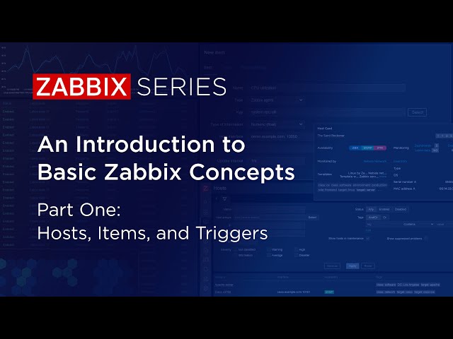 An Introduction to Basic Zabbix Concepts. Part One - Hosts, Items, and Triggers