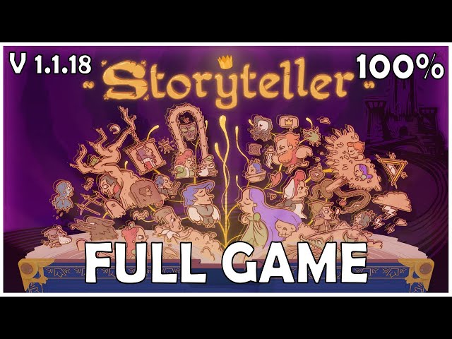 [V1.1.18] Storyteller 100% Full Gameplay Walkthrough + All Achievements (No Commentary)