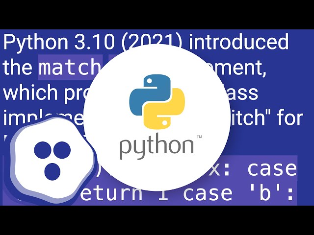 Replacements for switch statement in Python?