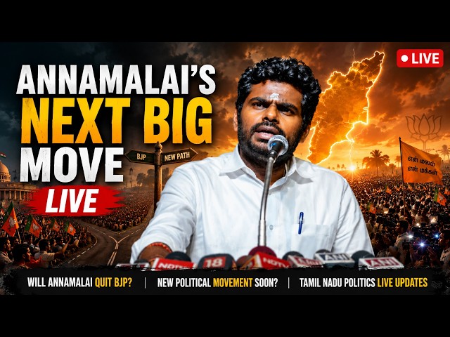 Annamalai LIVE Updates | New Political Movement Soon? | BJP Exit Buzz |Tamil Nadu Politics LIVE News