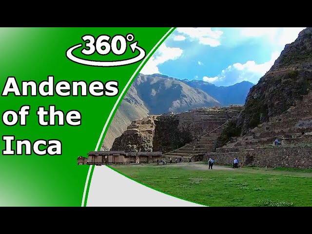 Ollantaytambo Terraces [No Commentary] Stream and Field in Peru [ VR 360 ] --- Inspired Images