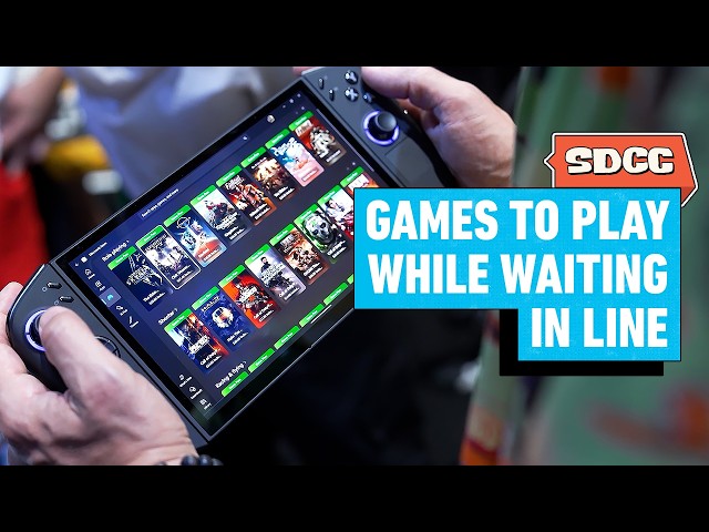 Video Games to Play While Waiting in Line | Comic-Con 2026