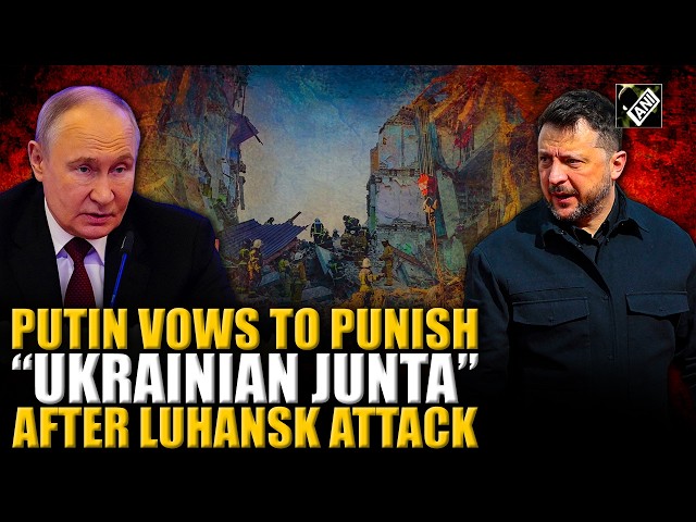 “New page in a series of crimes” Putin’s big warning to Ukraine as Luhansk attack kills 21 people