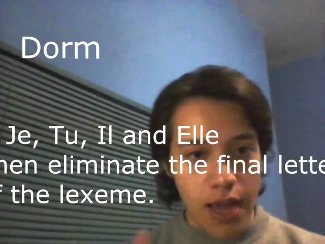 French Lesson - Verbs of the 2nd Group