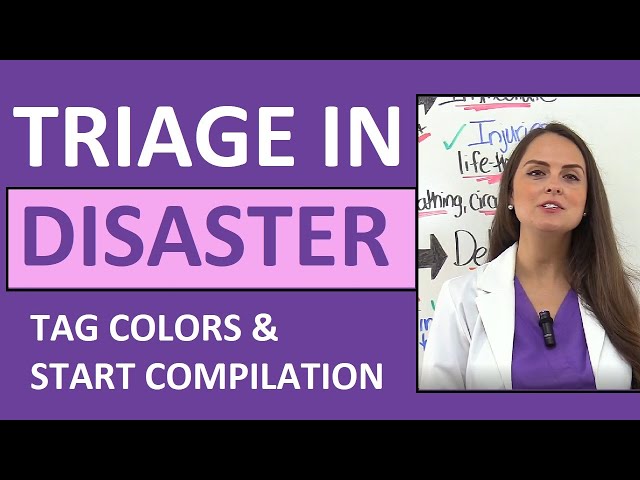 Disaster Triage Nursing (Color Tag System & START Method) for Mass Casualty