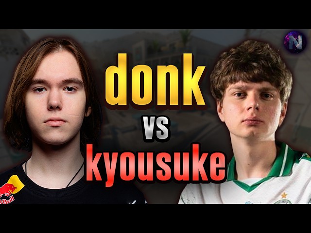 DONK Destroys KYOUSUKE in Top FACEIT Lobby! donk POV with COMMs (Dust 2)