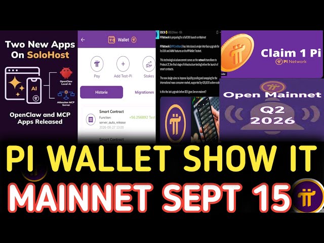 BREAKING: PI WALLET NOW SHOWS SMART CONTRACT ACTIVITY – MAINNET SEPTEMBER 15 CONFIRMED
