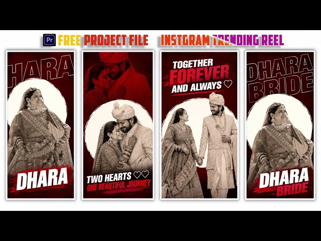 Instagram Viral Wedding Reel ❤️ Free Project File | Premiere Pro