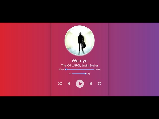 How To Make A Music Player Using HTML CSS JavaScript |Build a Music Player with Js | @learndailyteam