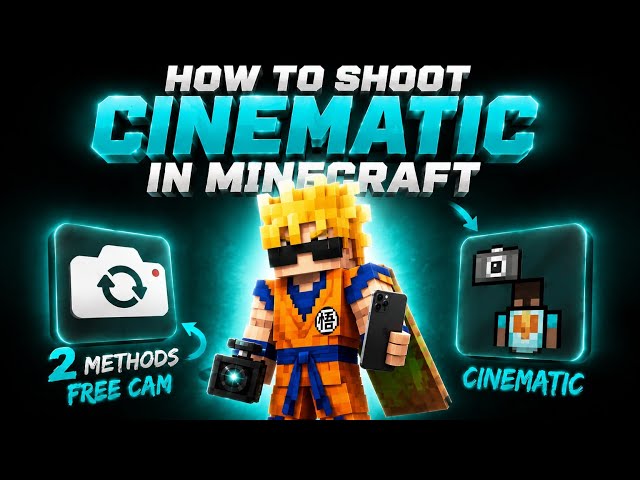 How to shoot cenematic in Minecraft | GamerTrollYT..