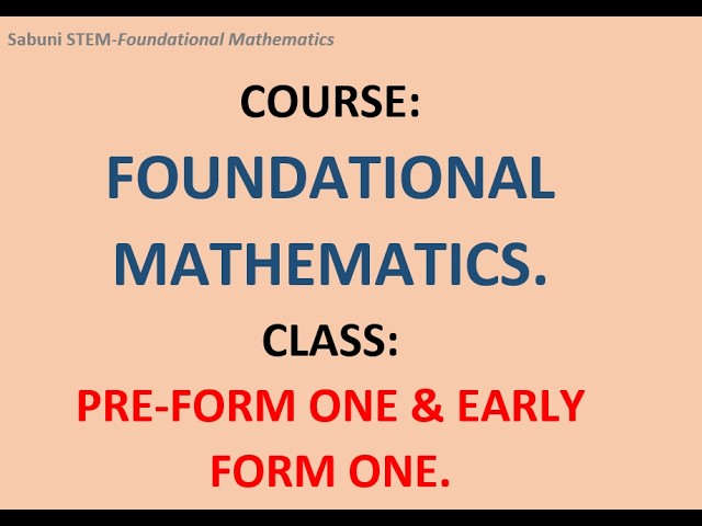FM Lecture 07.  Word Problems Leading to GCF