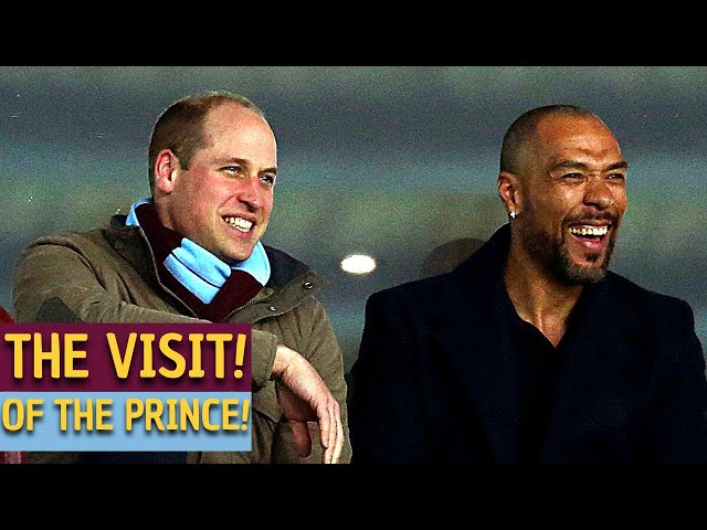 FIND OUT WHAT HAPPENED DURING THE PRINCE'S VISIT TO VILLA PARK! ASTON VILLA NEWS