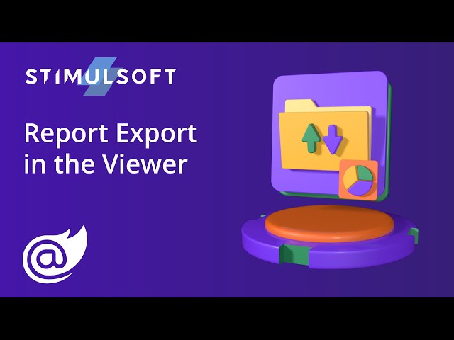 Export features customization in the Stimulsoft report viewer for Blazor (2022)