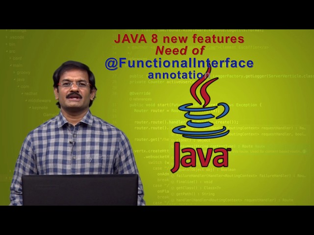 Java 8 New Features | Need of @FunctionalInrerface annotation | By Mr. Hari Krishna