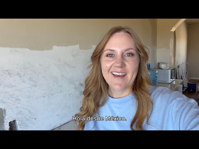 Building Our Forever Home in Mexico ❤️🇲🇽❤️ Kitchen Talavera Tile Update & Home Progress
