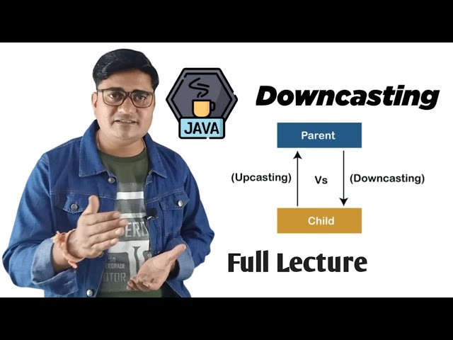 What is Downcasting in java | Downcasting in java | Upcasting and Downcasting in Java