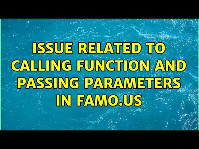 Issue related to calling function and passing parameters in Famo.us