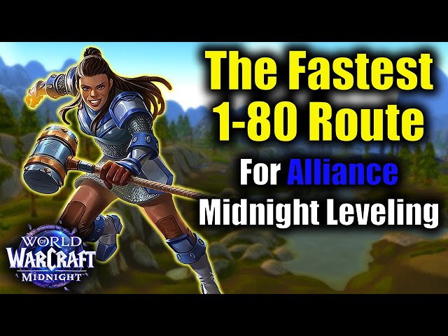 How To Level From 1-80 In Only 2 Hours As Alliance!