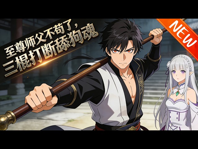 💥【新番上线】《至尊师父不苟了，三棍打断舔狗魂》百万年至尊王霸苏醒，专治三个舔狗徒弟，手撕渣男绿茶、斩杀魔尊，重建宗门渡劫成仙！#斗破动漫 #逆袭 #战斗 #動漫