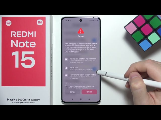 Redmi Note 15: How to Turn On USB Debugging