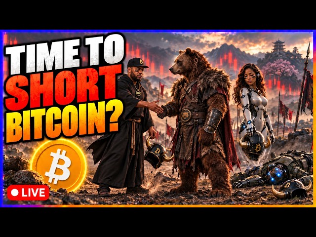 Time to Short Bitcoin? Live Trading & TA