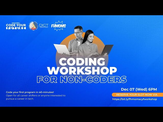 Code Your Future: Coding Workshop for Non-coders in partnership with FHMoms