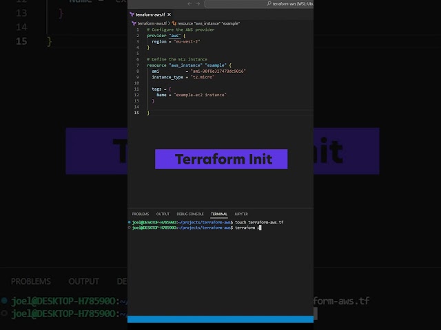 Creating AWS Instances using Terraform