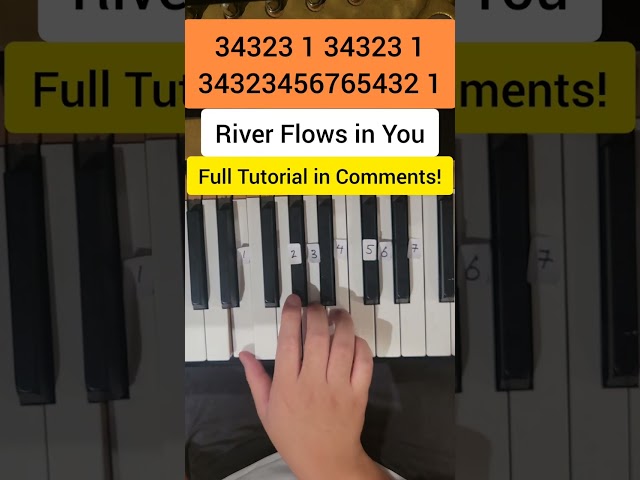 River Flows in You (Easy Piano Tutorial)