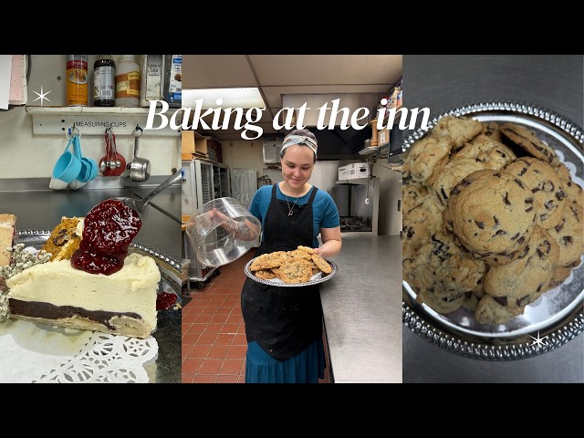 Baking at the inn for guests | 5am bakes, cake, cookies and more!