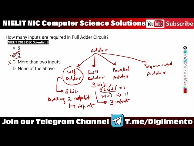 NIELIT NIC Scientist B Computer Science | Digital Logic Complete Solutions Compilation