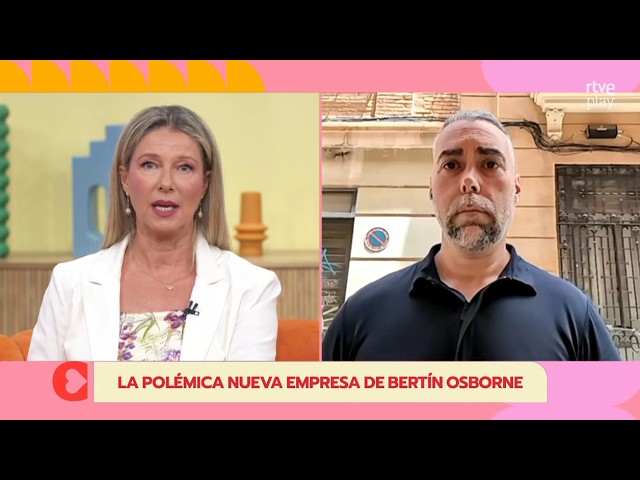 Rubén Sánchez: "Bertín Osborne reacted to our complaint by calling us assholes"