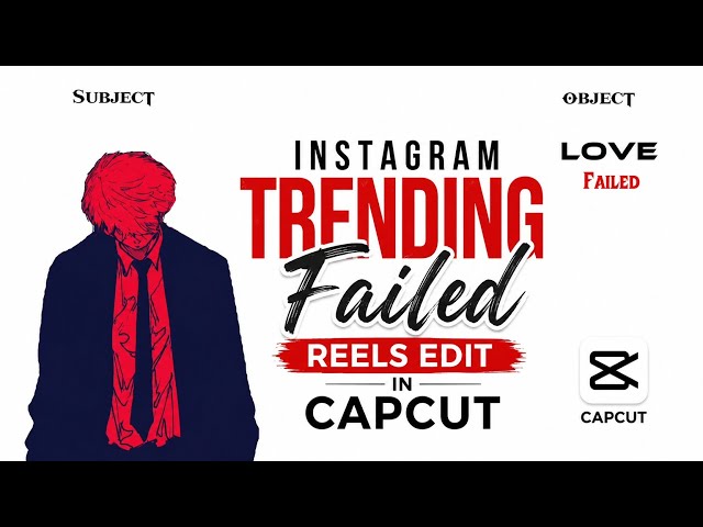 Instagram Trending Failed Reels Edit in CapCut ✨ | Viral CapCut Tutorial | #capcut #tutorial #edit 