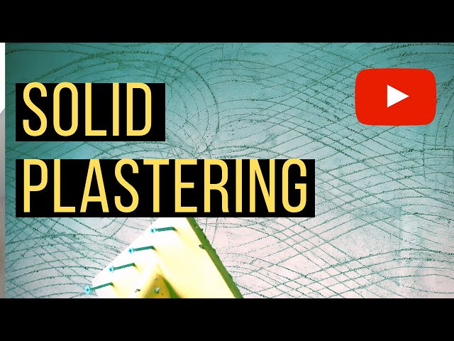How To Plaster A Brick Wall (Float & Set Plastering For Beginners)