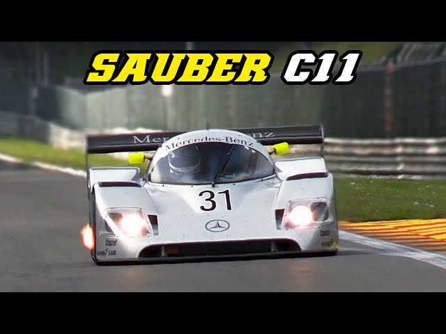 1991 Sauber Mercedes C11 | Iconic Group C car Racing at Spa Classic 2025