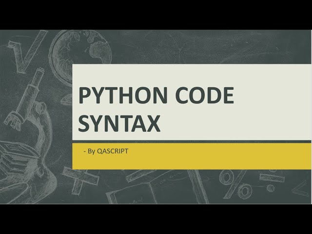 Selenium WebDriver with Python Tutorial - Learn about the Python code syntax