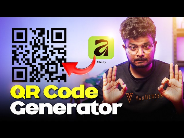 Can Affinity-la Generate QR Code? 😲 Easy Tamil Tutorial