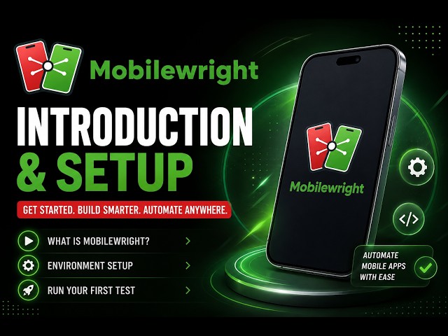MobileWright Automation | Typescript | Introduction & Setup   Episode 1