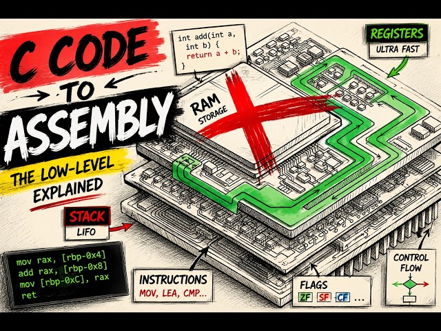 What Really Happens When Your Code Compiles? C, Assembly & the CPU Explained
