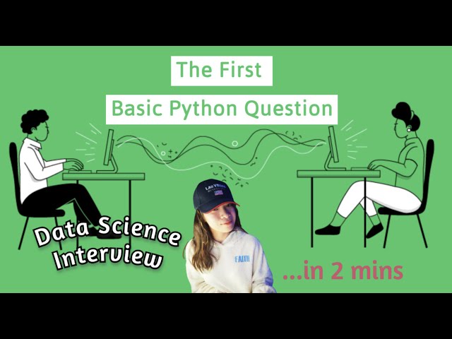 Prepare for Data Science Interviews | Basic Python Question #1