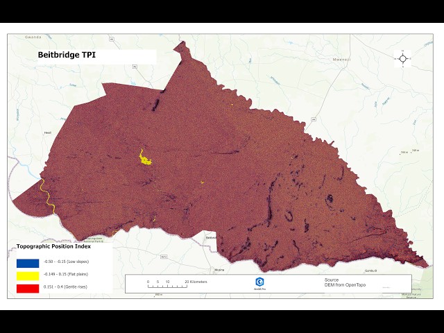 How to Generate a Topographic Position Index (TPI) Map in ArcGIS Pro:  Step-by-Step Tutorial