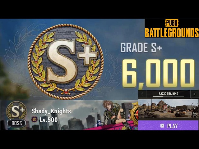 PUBG Basic Training: How to Get a Perfect Score (S+ Guide)
