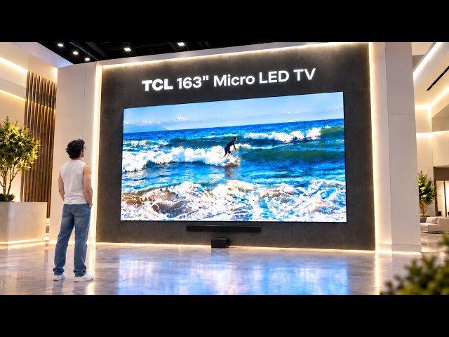 I saw the CRAZIEST TV! - TCL 163" Micro LED & SQD MINI LED TV! (IFA 2026)