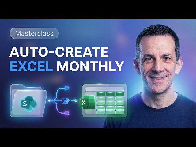 Automate Excel File Creation in SharePoint with Power Automate: Dynamic Monthly Workflow