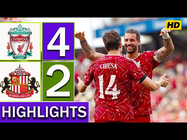 Liverpool vs Sunderland 4-2 Extended Highlights & All Goals ⚽ Club Friendly 2026 HD