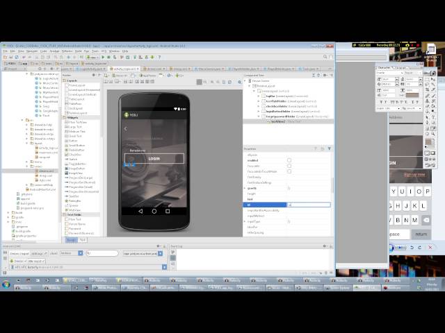 Android Studio Tutorial. Making a Register screen #1 (XML UI)
