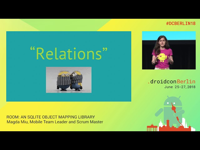 #DCBerlin18 209 Miu Room An SQLite Object Mapping Library DAY1