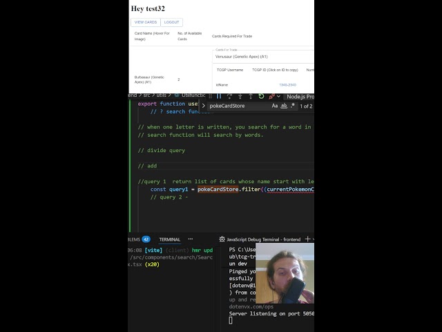 Pokemon TCG Pocket Trading App Development(Vertical)