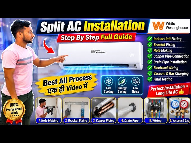 White Westinghouse Split AC Installation#Error EH Problem Solved#SplitAC#WhiteWestinghouseEHError