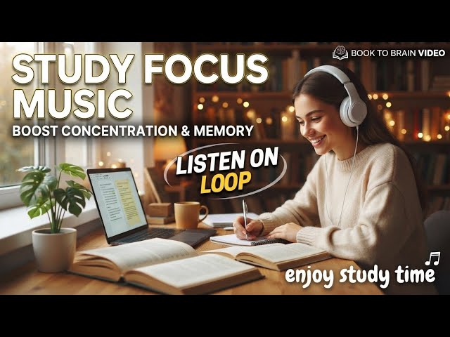 Deep Focus Study Music 🎧 | Listen on Loop & Enjoy Study Time | Productivity Soundtrack
