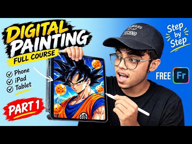 Learn Digital Painting From ZERO! 🎨 || Course || Step-by-Step Tutorial for Beginners – Part 1